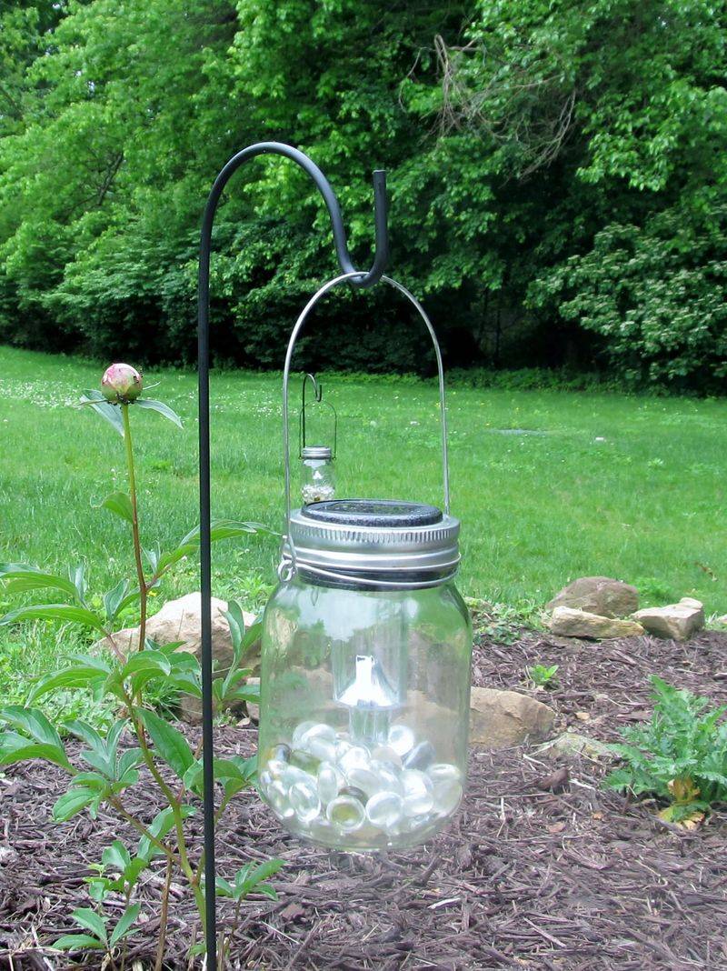 Solar-Powered Mason Jar Lights