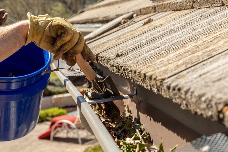 Cleaning Gutters Full of Leaves – If you have trees nearby.