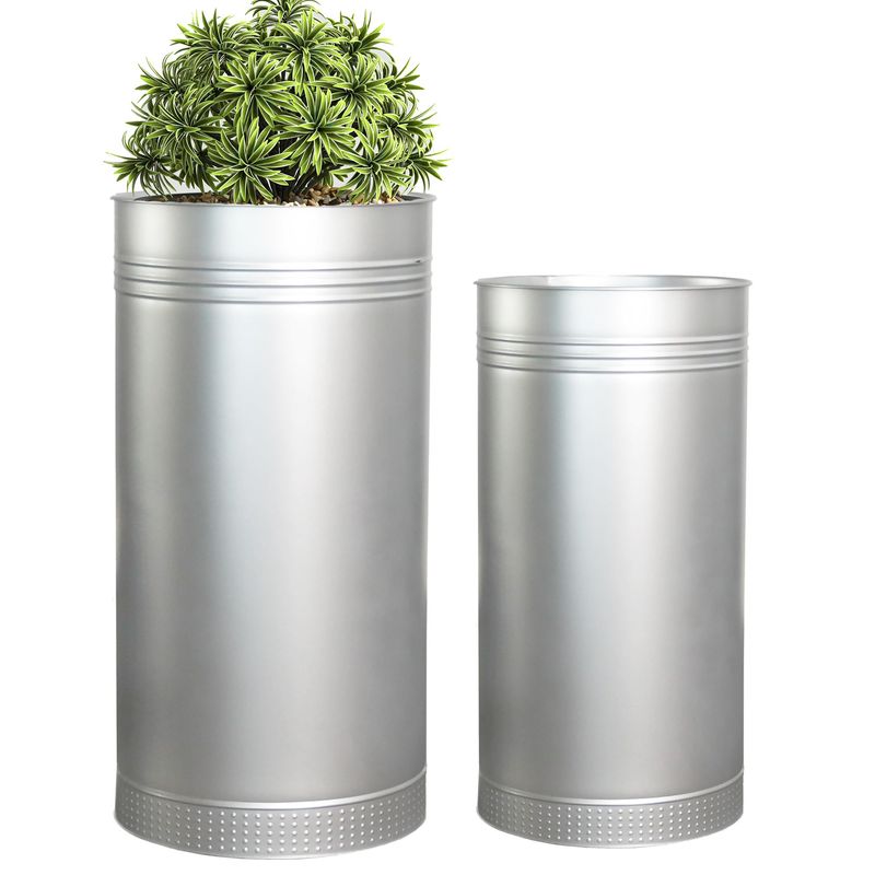 Chic Metal Cylinders