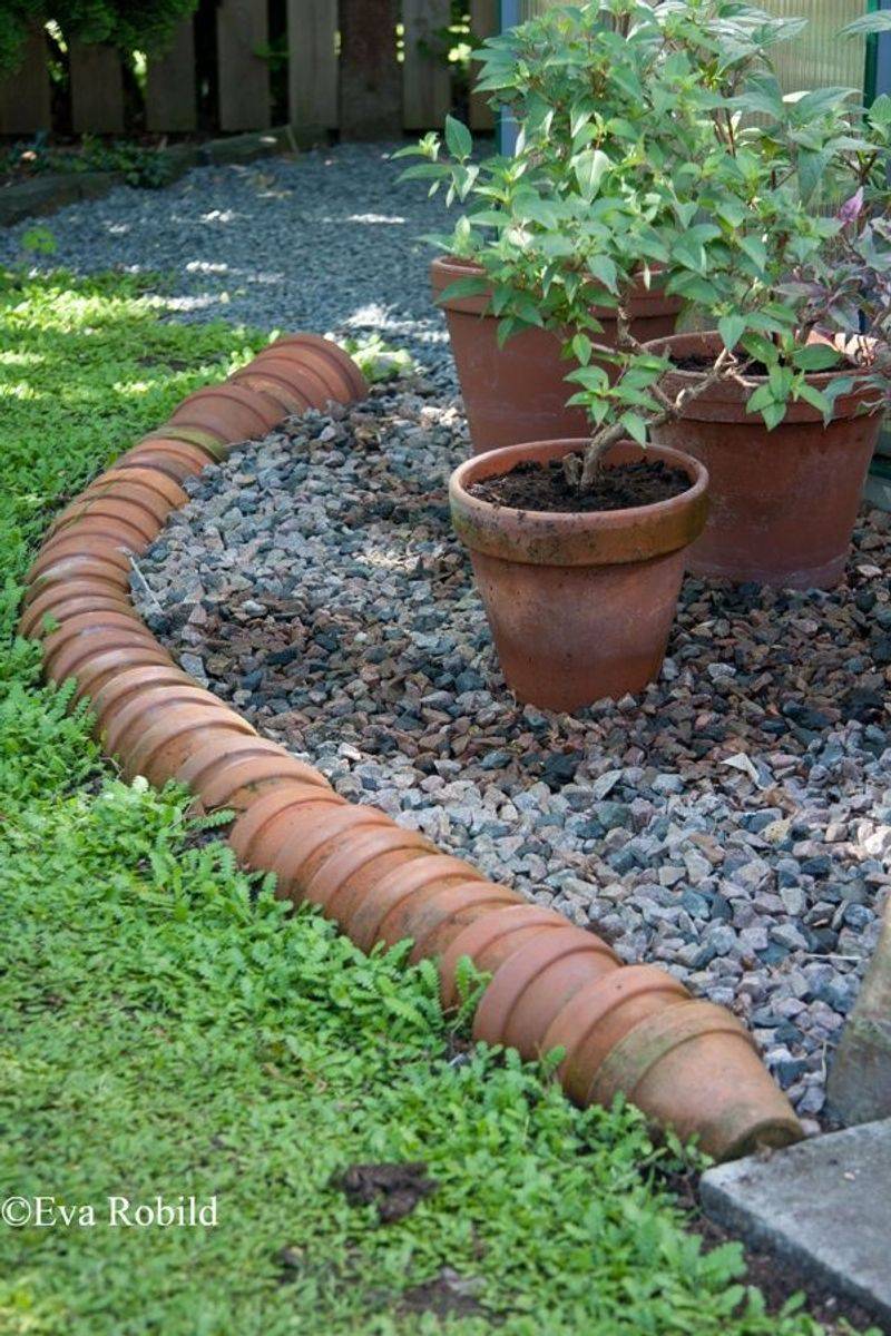 Terra Cotta Pot Edging