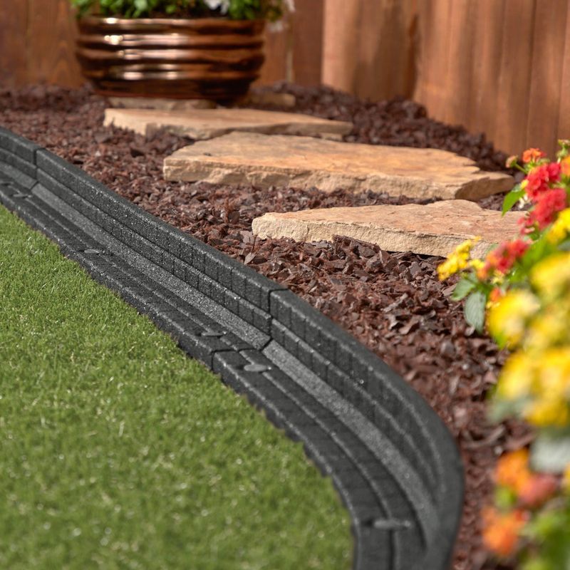 Tire Mulch or Rubber Edging