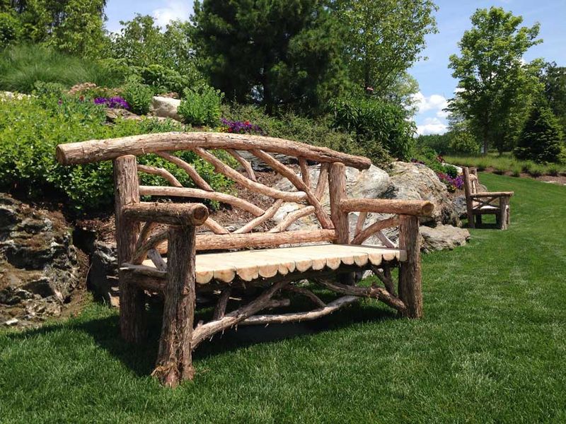 Rustic Garden Bench
