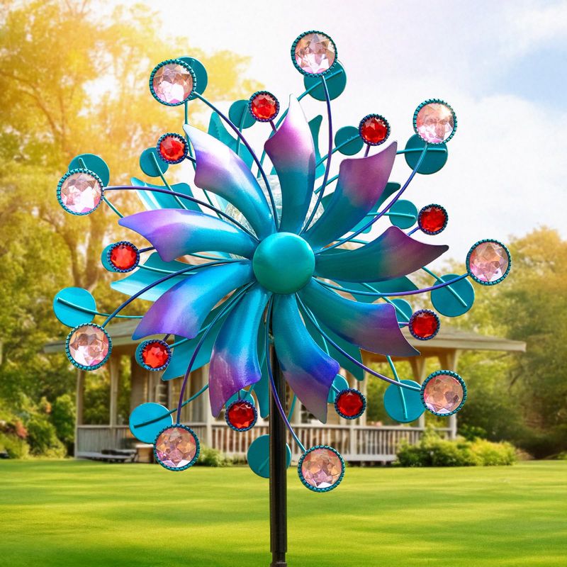 Whimsical Metal Wind Spinner