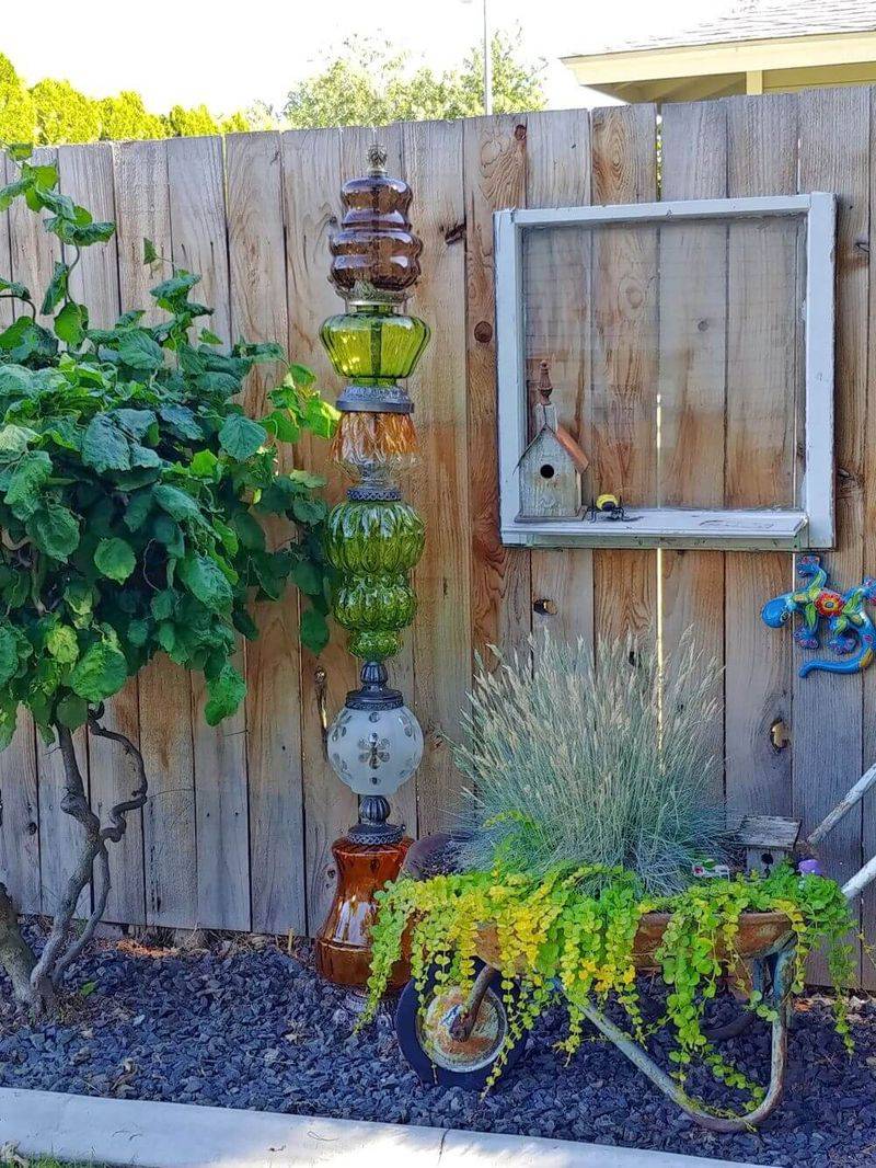 Place Upcycled Garden Art