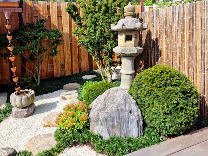 Japanese Stone Lanterns