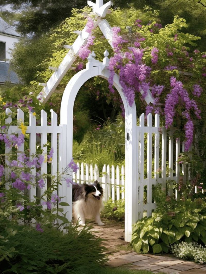 Lavender Garden Gate
