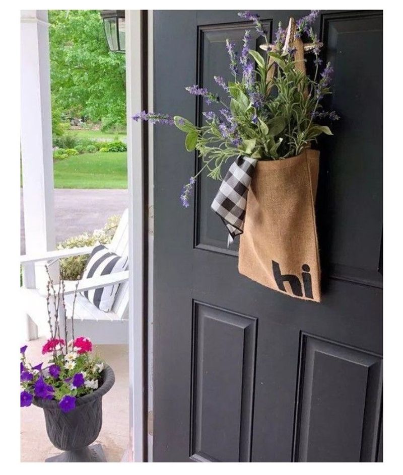 Hanging Lavender Baskets