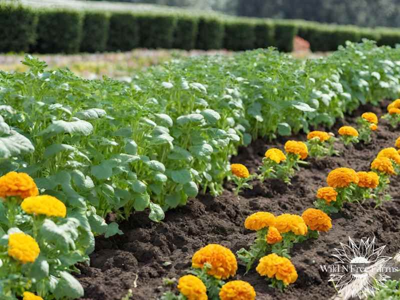Potatoes + Marigolds