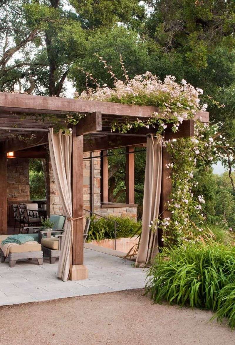 Rustic Wooden Pergola