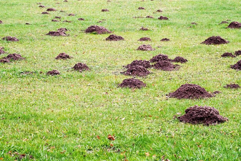 Uncontrolled Pests (Moles, Grubs, etc.)