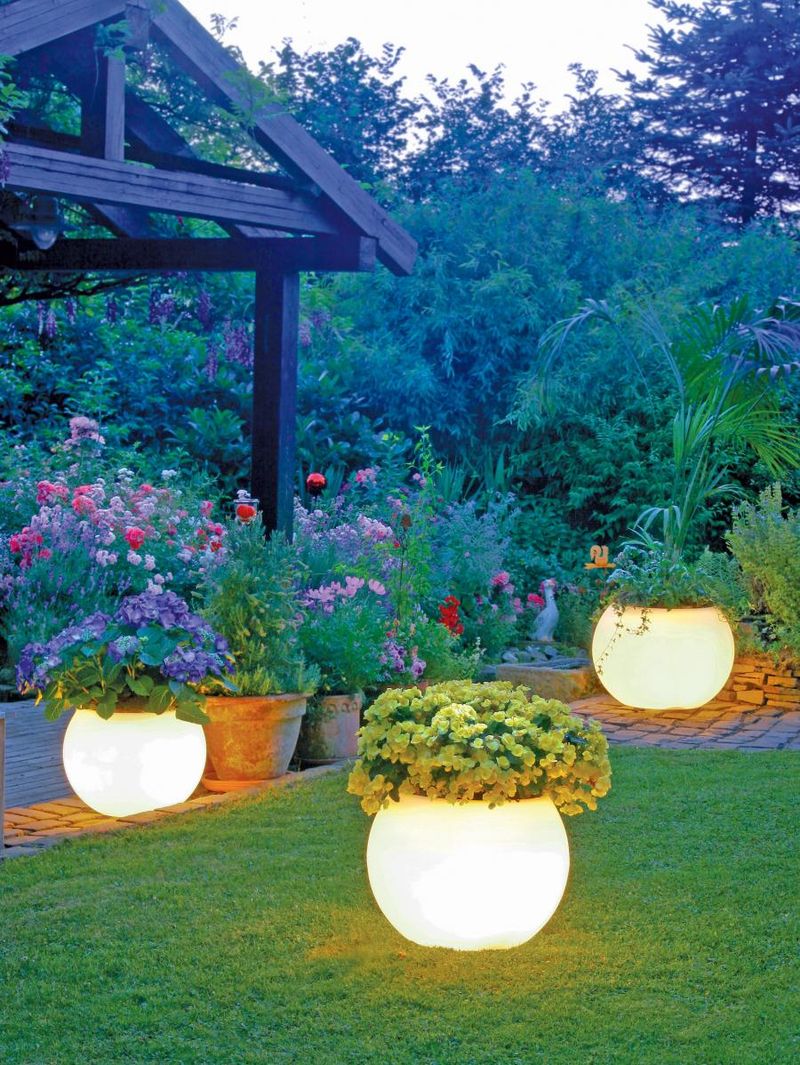 Illuminated Planters