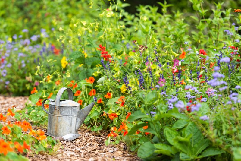Nasturtium and Carrots
