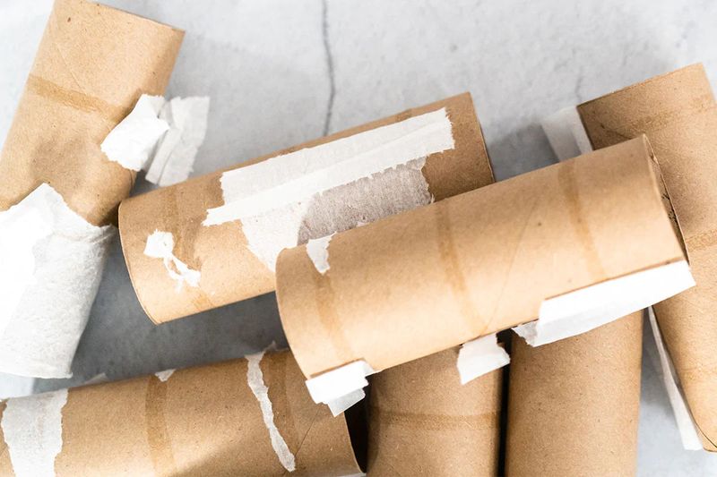 Cardboard Toilet Paper Rolls
