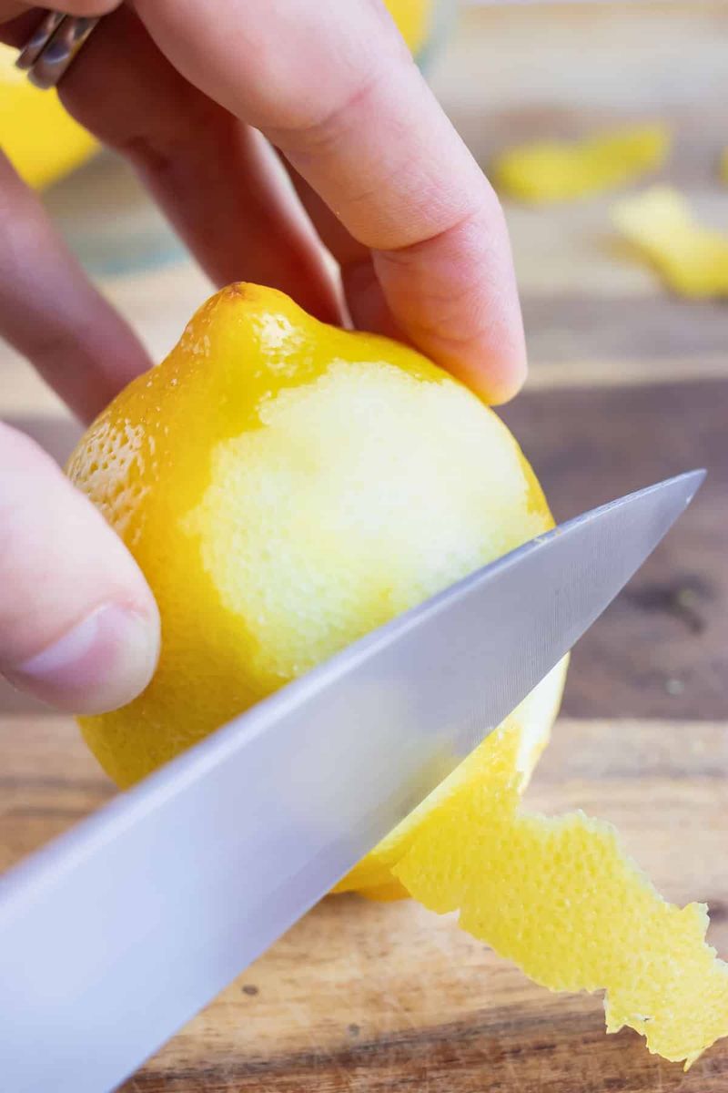 Pre-cut citrus twists (just zest a lemon!)