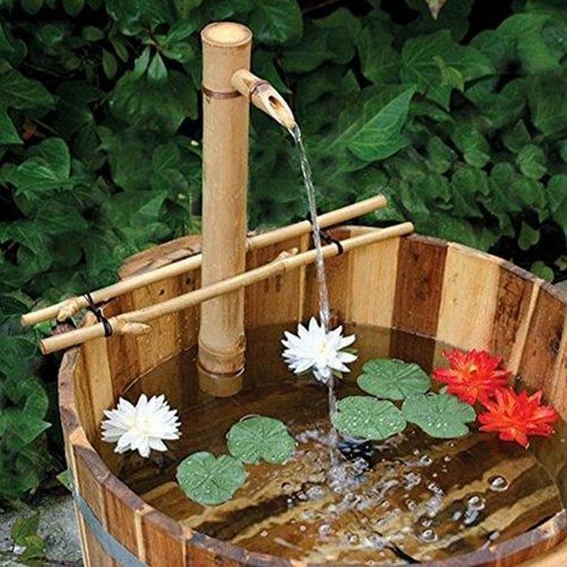 DIY Bamboo Water Feature