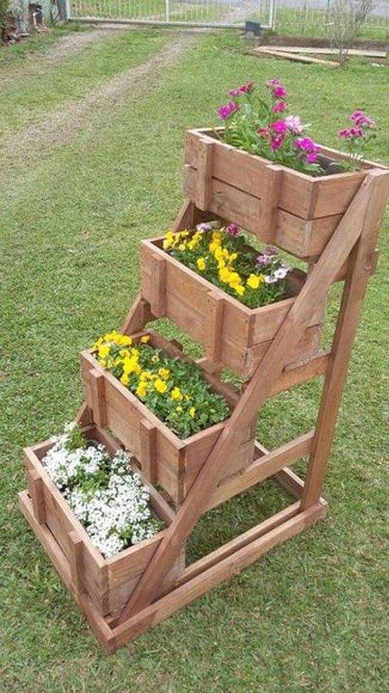 Wooden Crate Tower