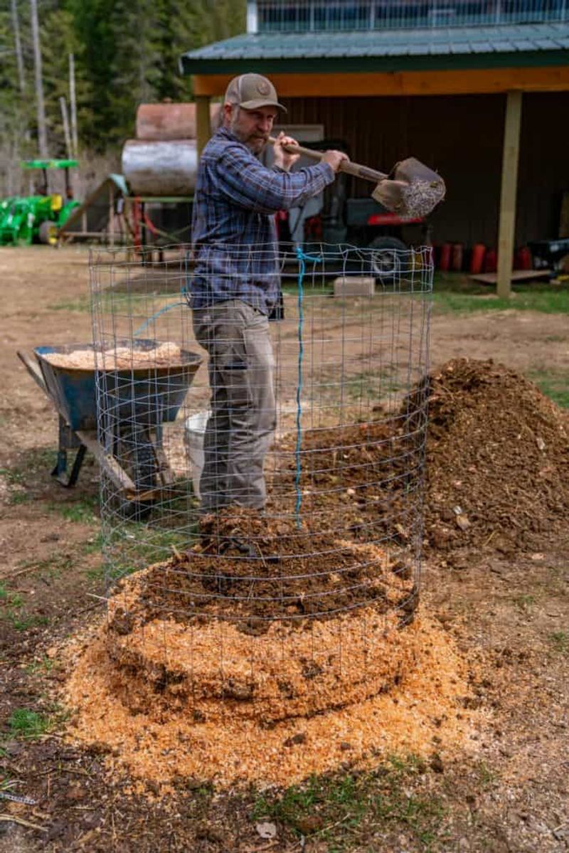 Compost Turning (The Heavy Lifting)