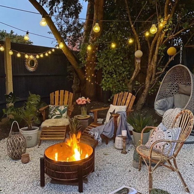 Cozy Fire Pit Corner