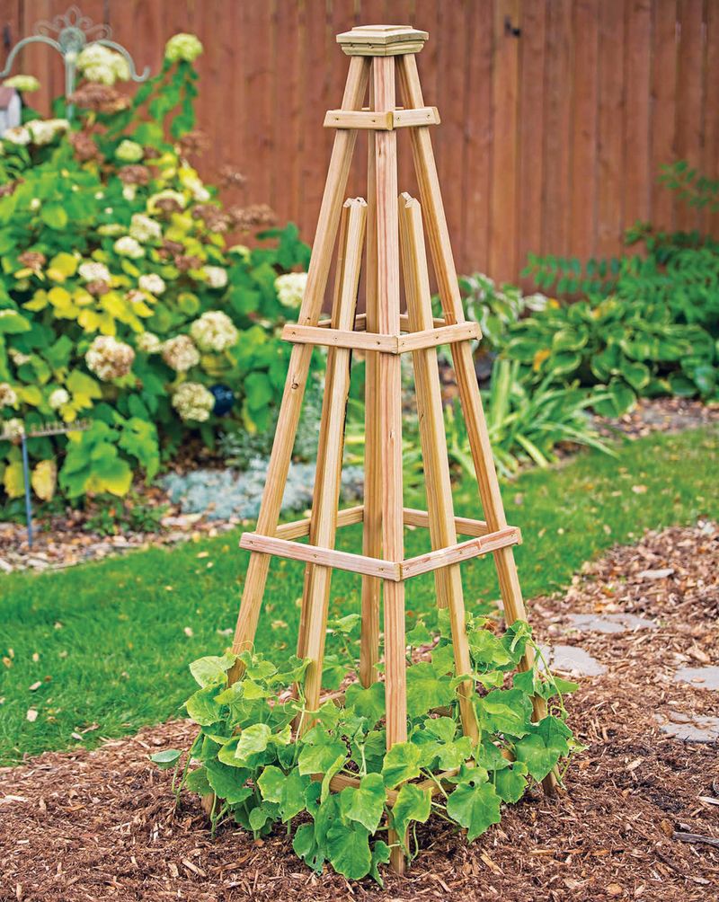 DIY Garden Obelisk