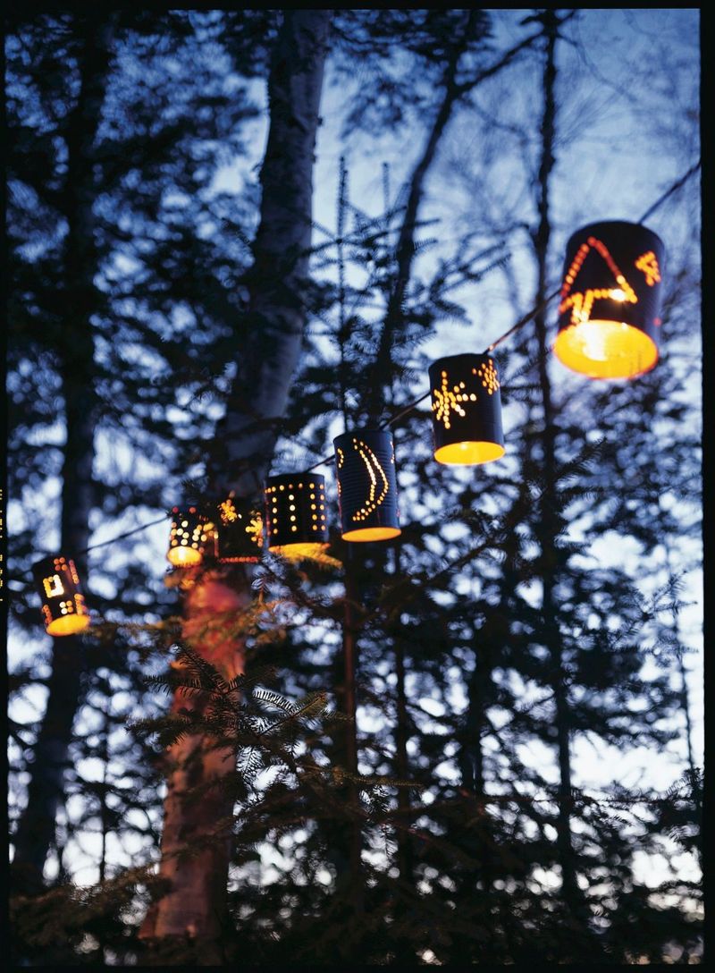 DIY Tin Can Lanterns