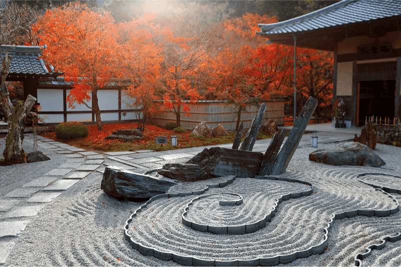 Japanese Rock & Sand Garden