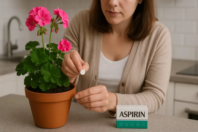 Aspirin Water for Stressed Plants