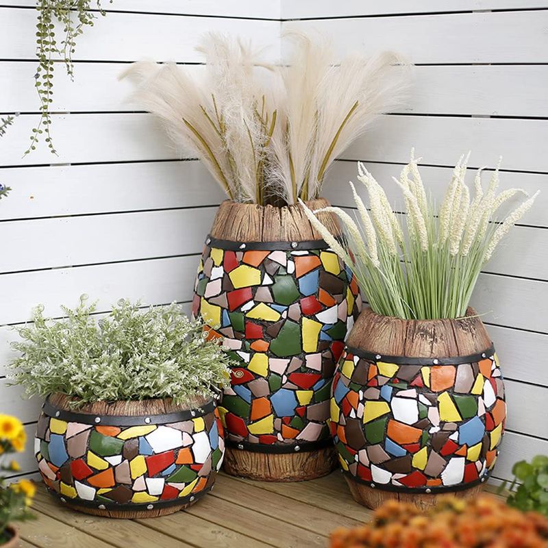 Artistic Mosaic Pots