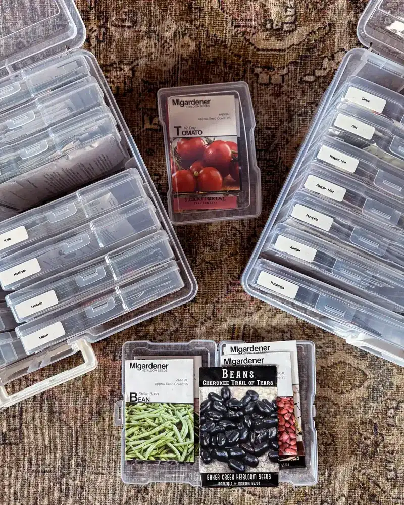 Use a Seed Storage System That Works for You