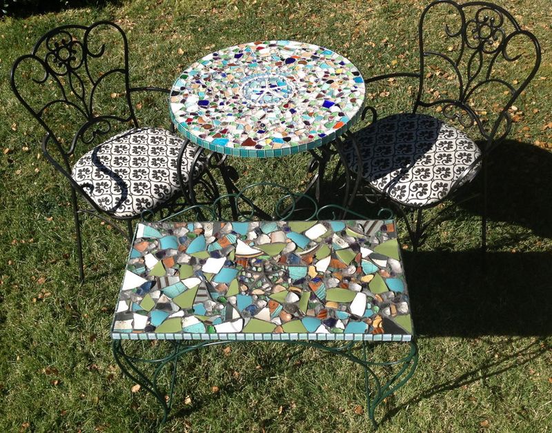 Pebble Mosaic Tabletop