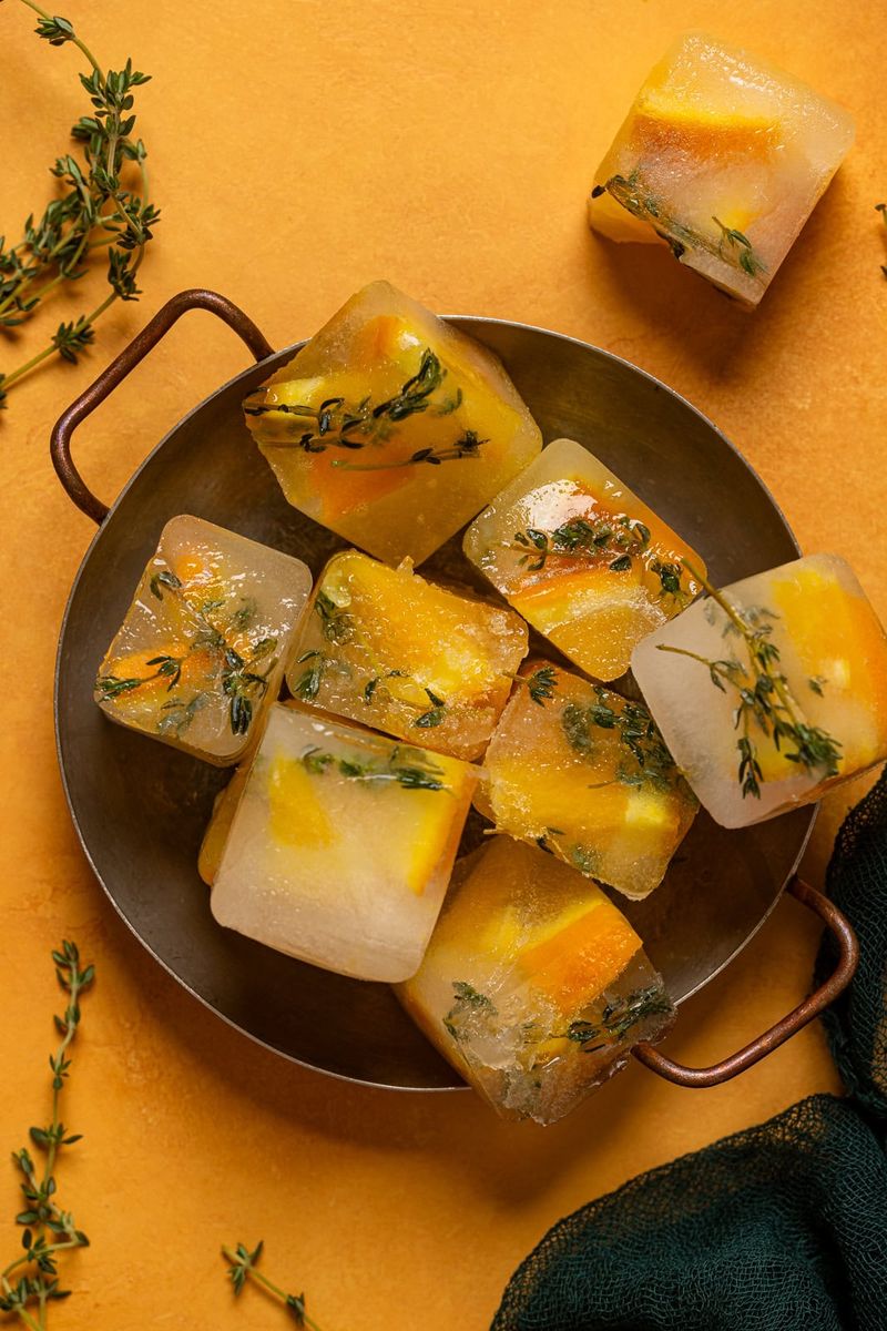 Thyme Ice Cubes
