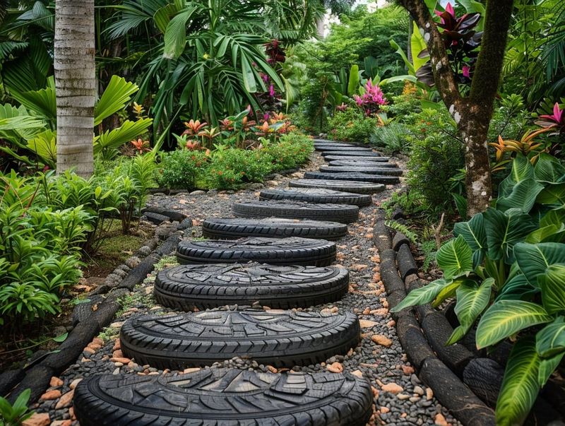 Tire Pathway or Stepping Stones