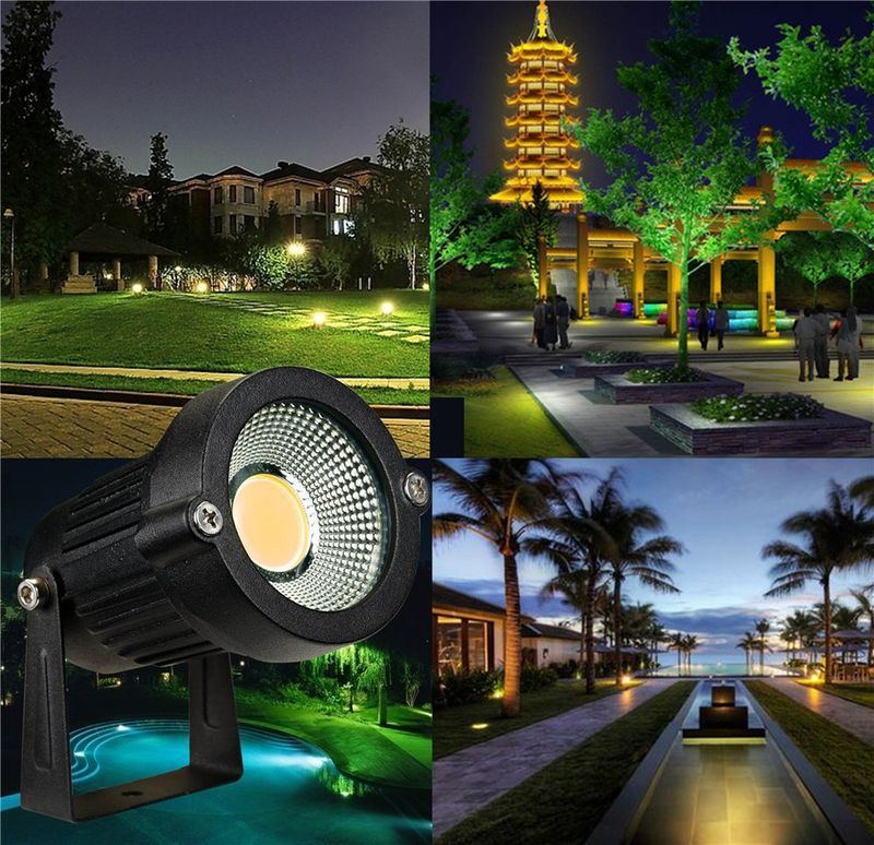 Bright or Colored Outdoor Lighting