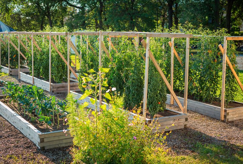 Vertical Trellis Support