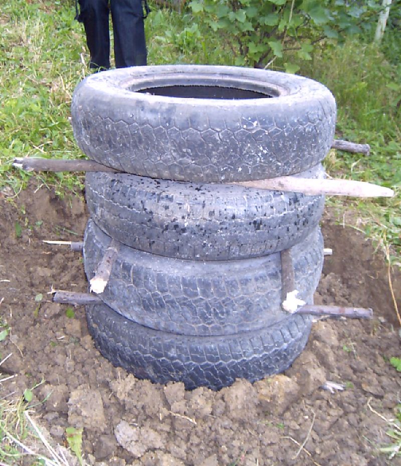 Tire Compost Bin