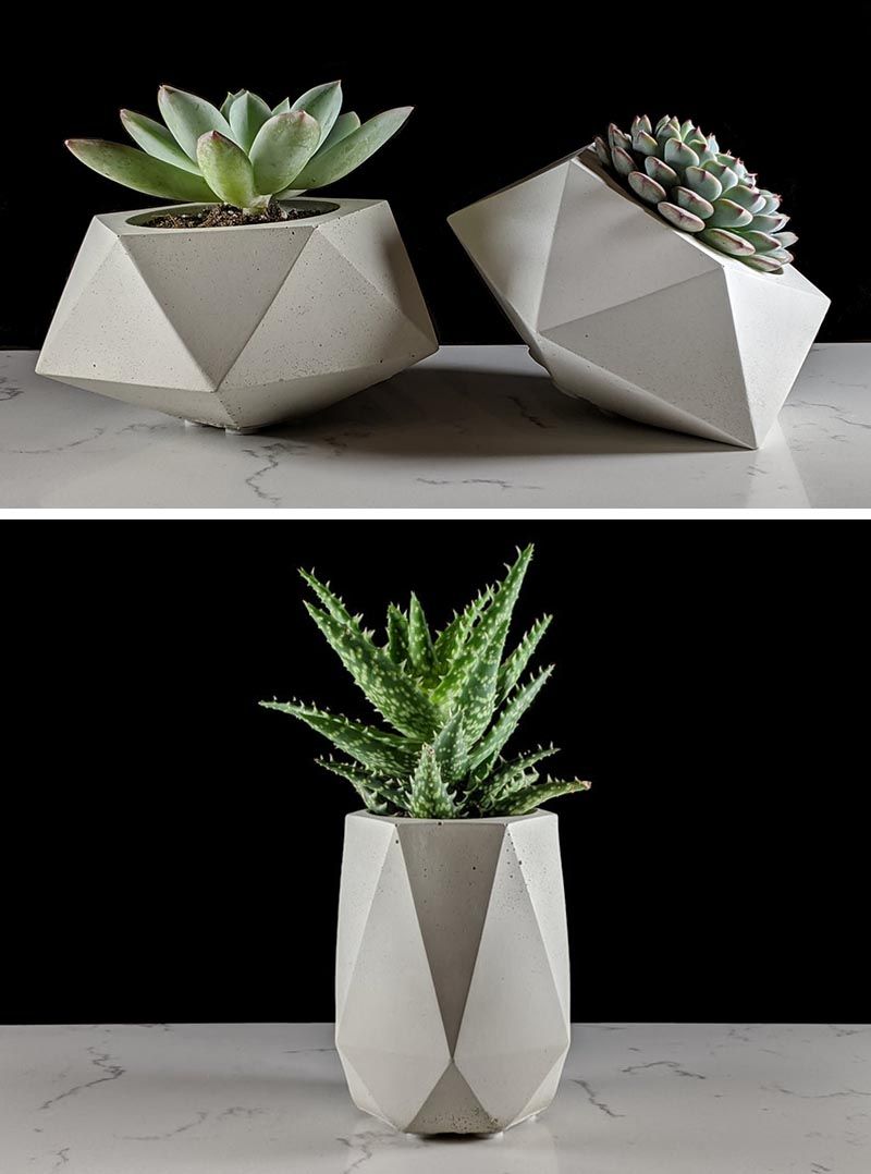 Modern Geometric Planters