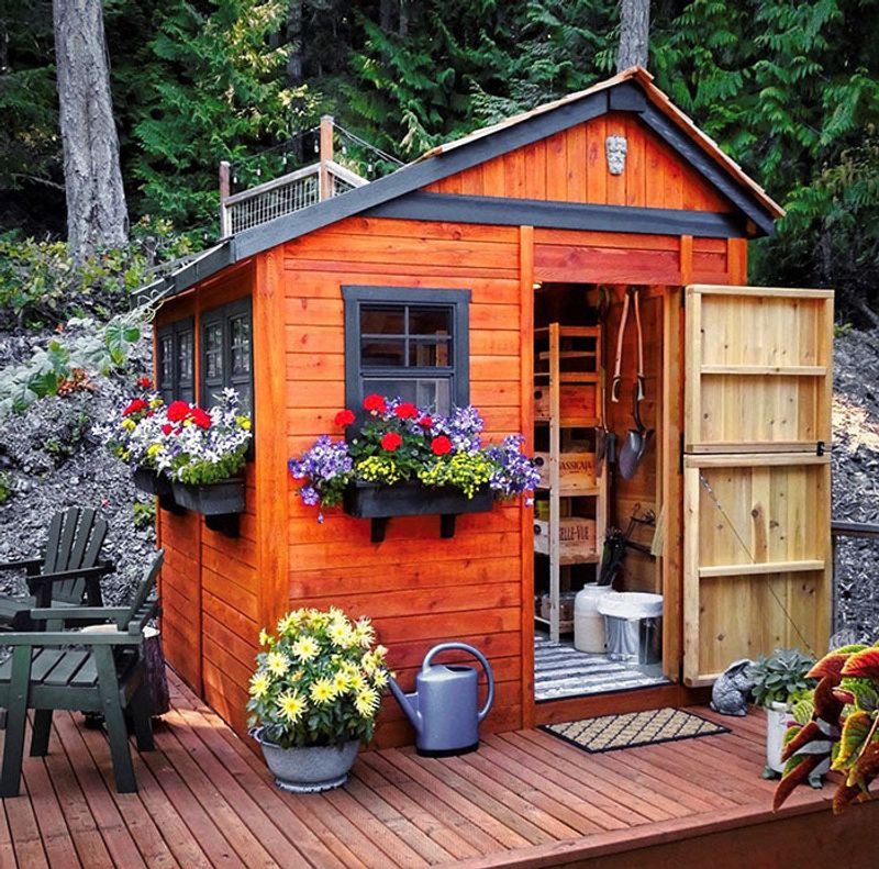 Freestanding Storage Shed
