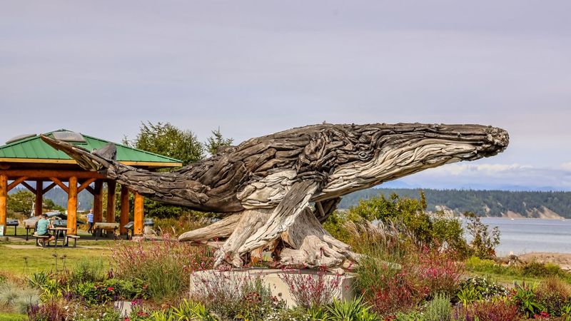 Artistic Driftwood Sculpture