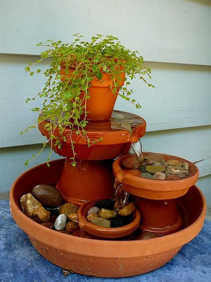 Terracotta Pot Fountain