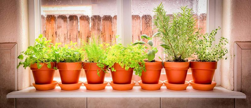 Windowsill Herb Gardens