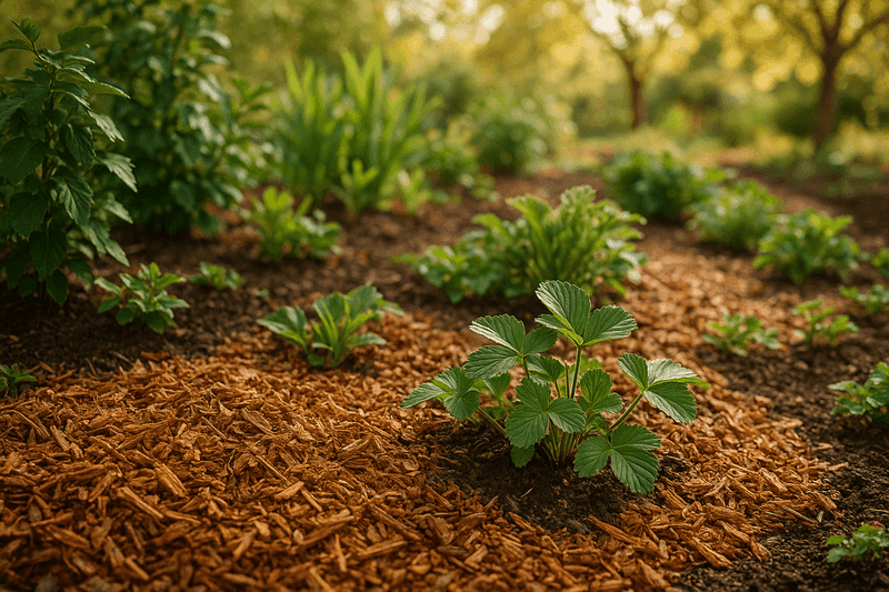 Mulching for Moisture Retention