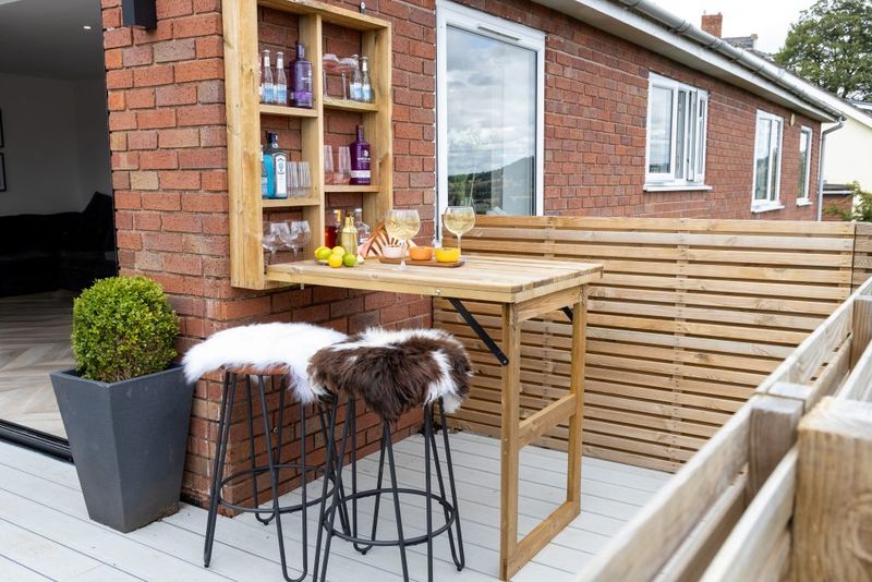 Fold-Down Growing Tables