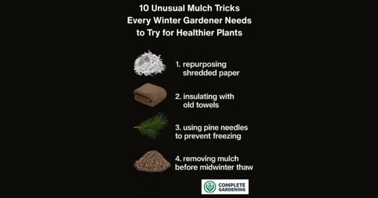 10 Unusual Mulch Tricks Every Winter Gardener Needs to Try for Healthier Plants