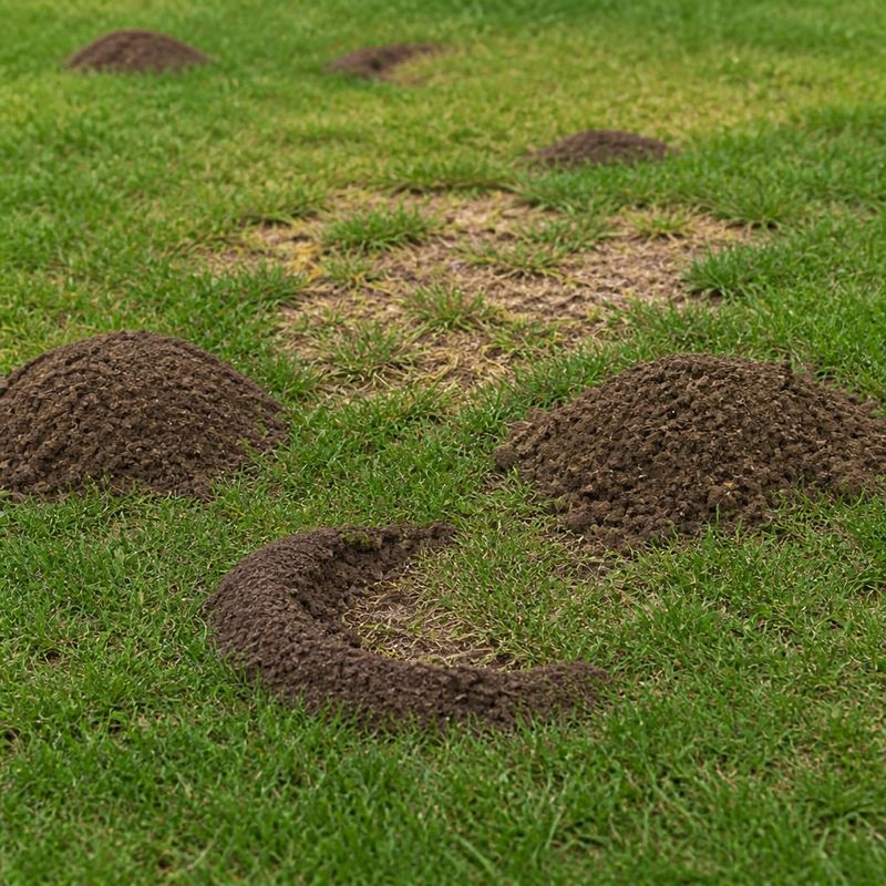 Check for active gopher damage before choosing a treatment