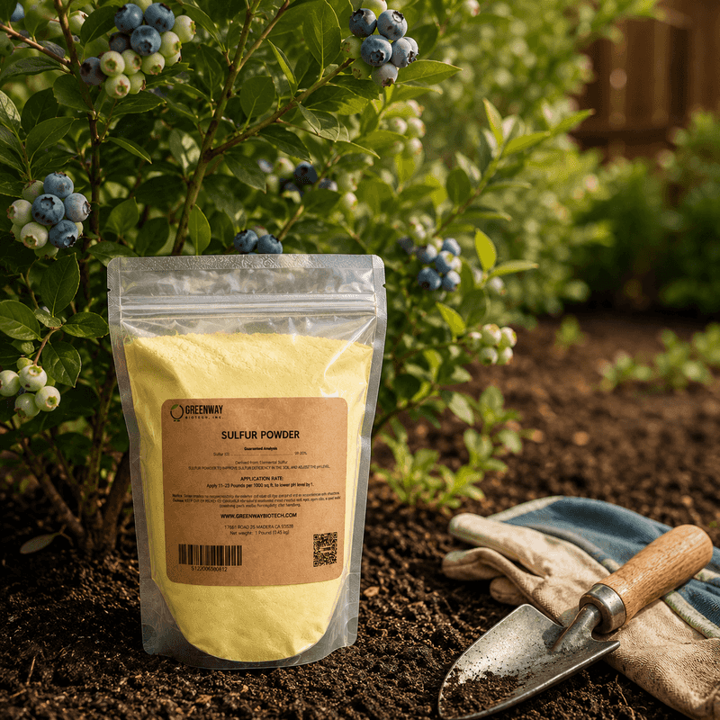 Choose a pH correction that fits the planting Choose a pH correction that fits the planting