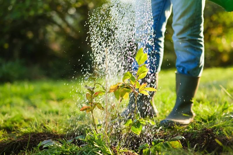 Correct genuinely dry soil with a thorough soak Correct genuinely dry soil with a thorough soak
