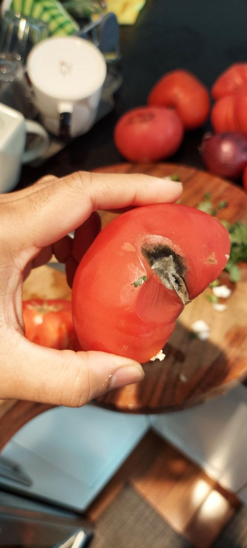 Decide Whether a Cracked Tomato Is Usable