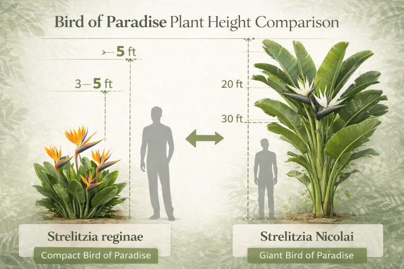 First, identify which bird of paradise you have
