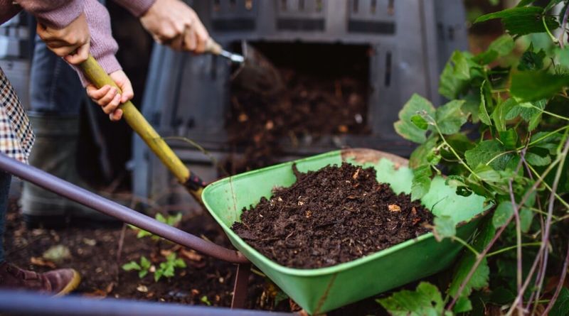 How to apply compost without overloading the bed