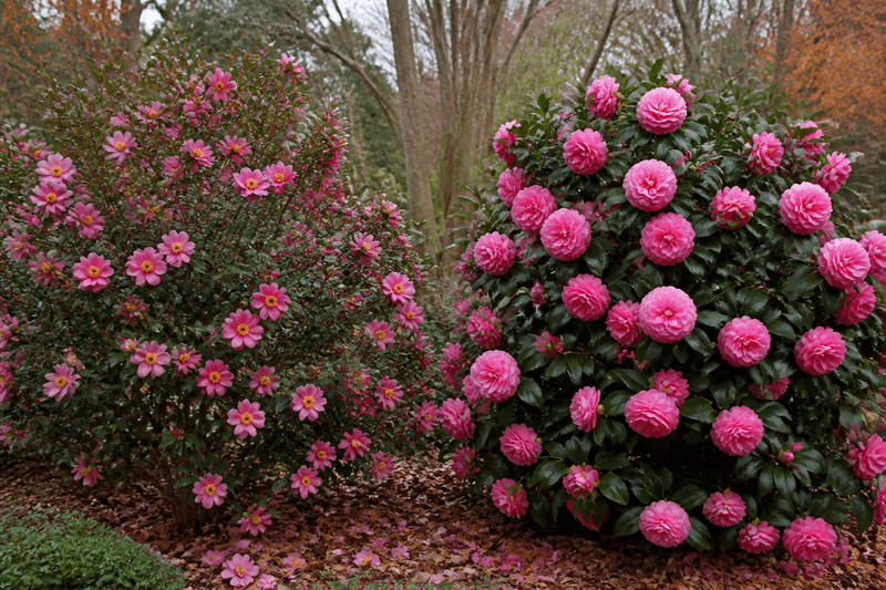 Choose the camellia that fits the exposure