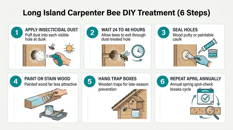Repair and protect inactive or exposed wood first